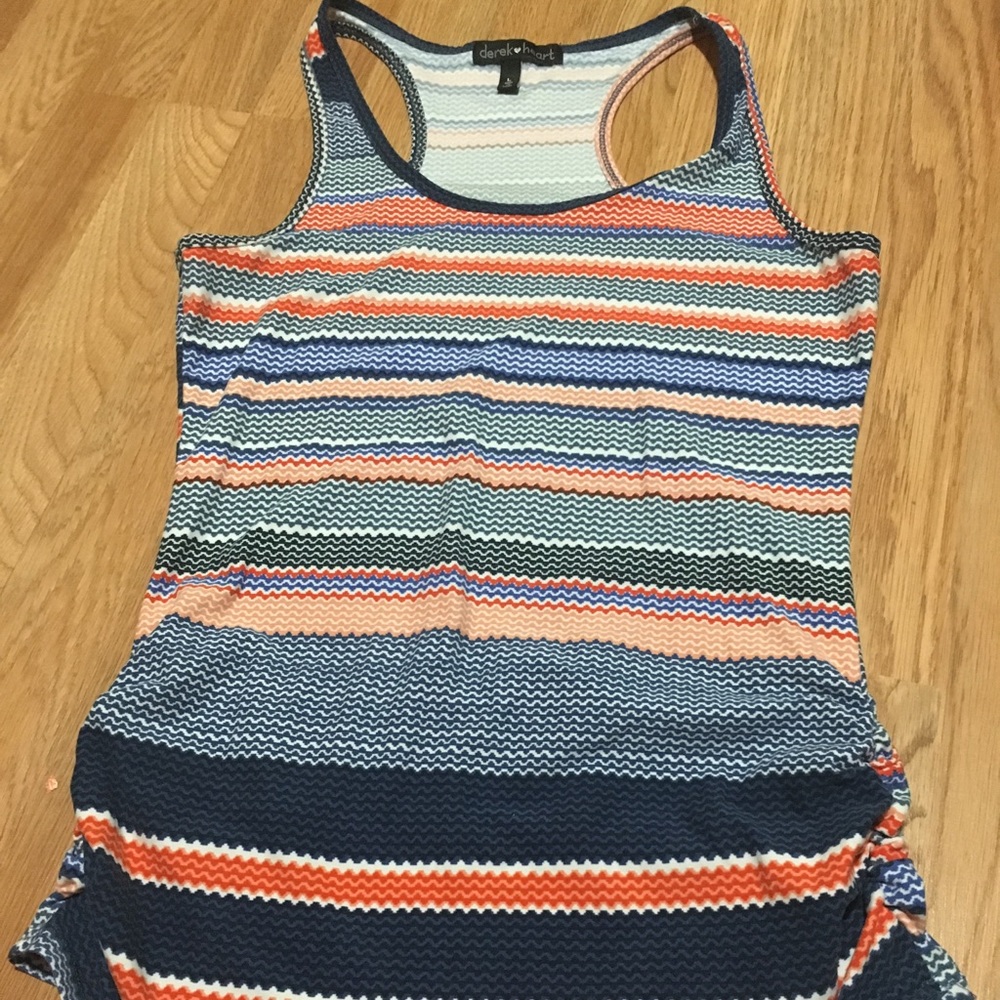 Colorful, striped tank top